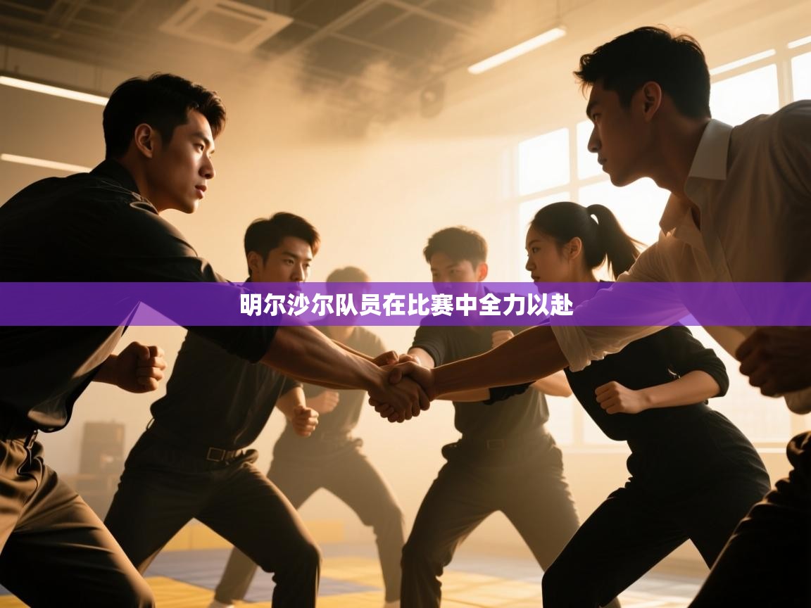 明尔沙尔队员在比赛中全力以赴